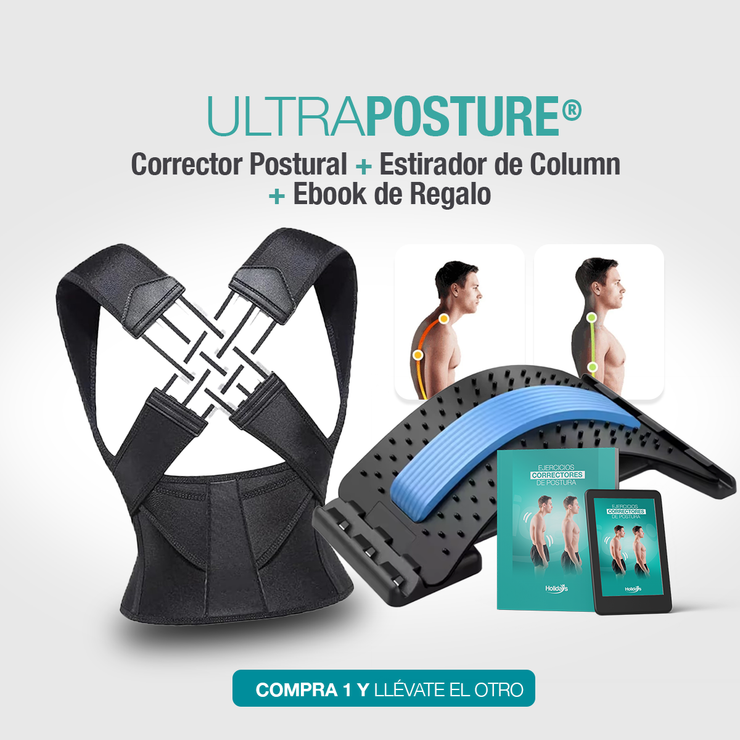 ULTRA POSTURE® - ESTIRADOR + CORRECTOR DE ESPALDA  - 🚨 Ebook de Regalo