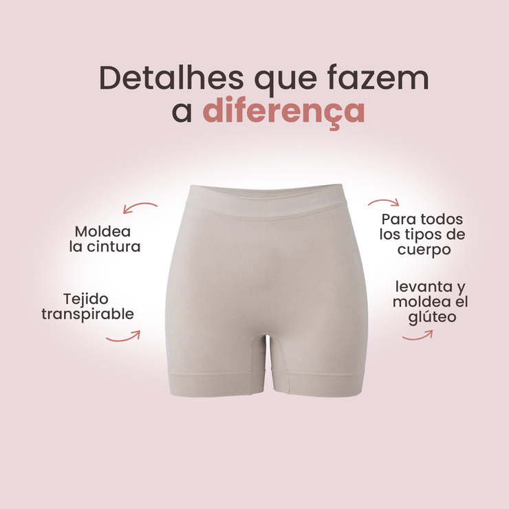 PumpUP® - Short Levanta Cola Modelador - Moldea y realza tu figura - ¡Compra 1 y lleva 2!