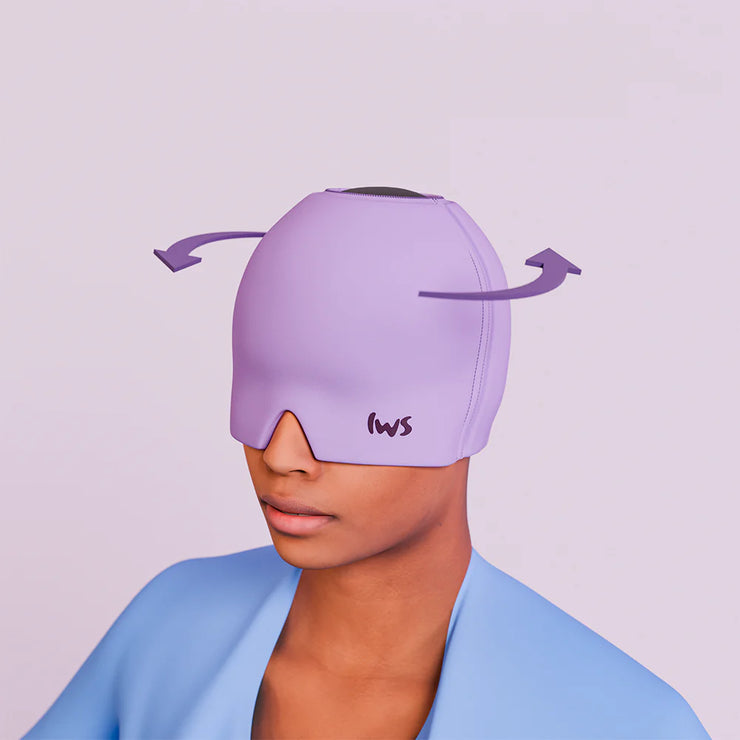 GORRO  DE GEL FRIA PARA DOLOR  DE CABEZ